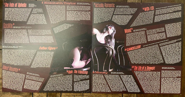 Taylor Swift : The Life Of A Showgirl (LP, Album, Ora)