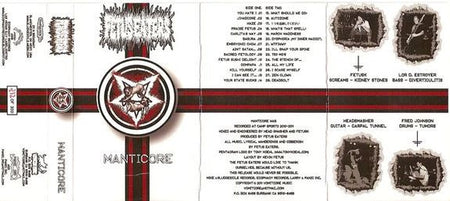 Fetus Eaters : Manticore (Cass, Album, Ltd, Num)