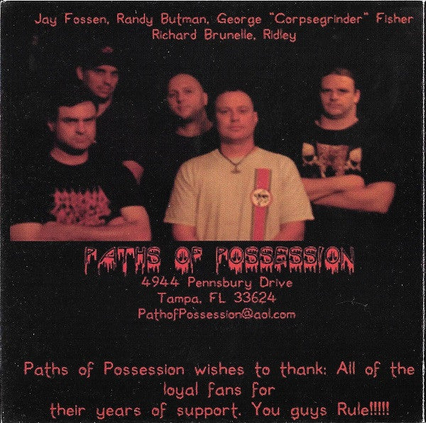 Paths Of Possession / Dark Faith : The Crypt Of Madness (CD, Album, Ltd)