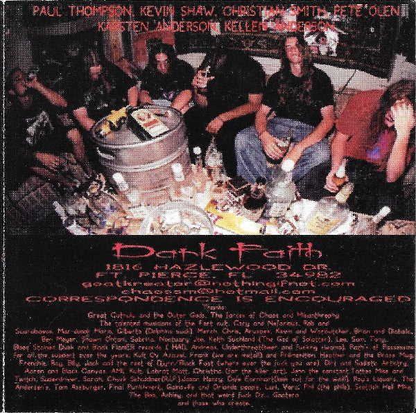 Paths Of Possession / Dark Faith : The Crypt Of Madness (CD, Album, Ltd)