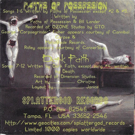 Paths Of Possession / Dark Faith : The Crypt Of Madness (CD, Album, Ltd)