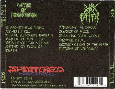 Paths Of Possession / Dark Faith : The Crypt Of Madness (CD, Album, Ltd)
