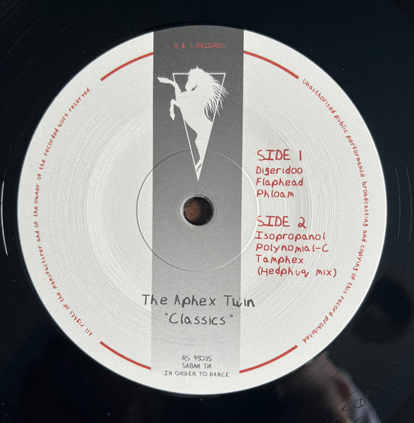 Aphex Twin : Classics (2xLP, Comp, RE, RM)