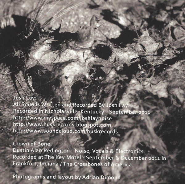 Josh Lay / Crown Of Bone : This Is A Tourniquet Of The Light, The Black Obituary (CDr, Album)