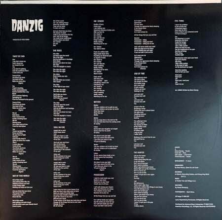 Danzig : Danzig (LP, Album, RE, Gat)