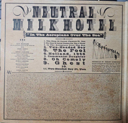 Neutral Milk Hotel : In The Aeroplane Over The Sea (LP, Album, RE, Gat)