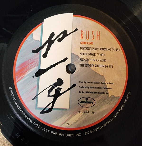 Rush : Grace Under Pressure (LP, Album, 72 )