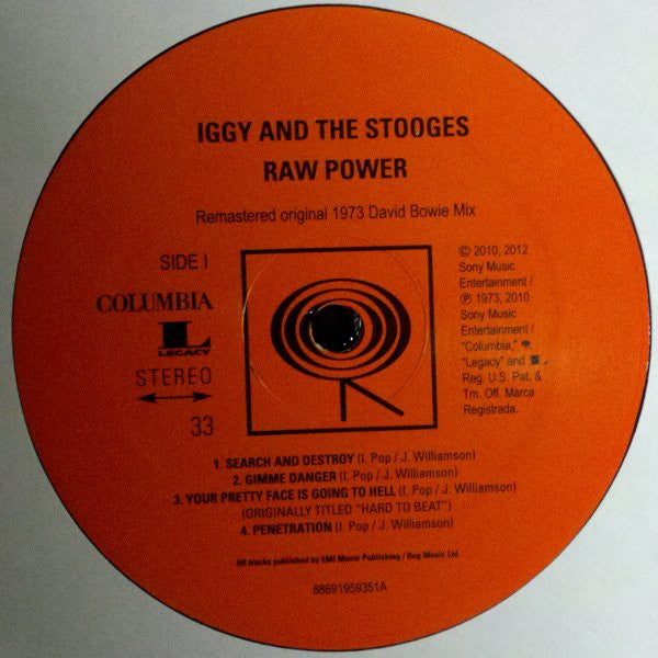 Buy The Stooges : Raw Power (LP, Album, RE, RM + LP, Album, RE, RM