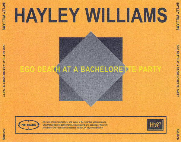 Hayley Williams : Ego Death At A Bachelorette Party (CD, Album)