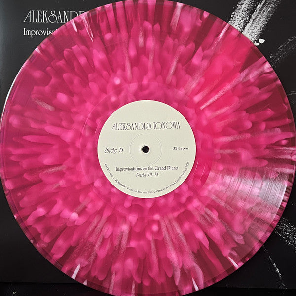 Aleksandra Ionowa : Improvisations On The Grand Piano  (LP, RE, Pin)