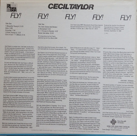 Cecil Taylor : Fly! Fly! Fly! Fly! Fly! (LP, Album)