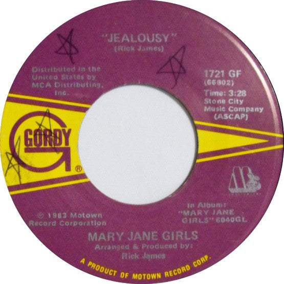 Mary Jane Girls : Jealousy (7")