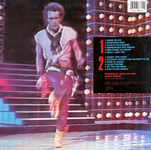 Adam Ant : Friend Or Foe (LP, Album, Car)