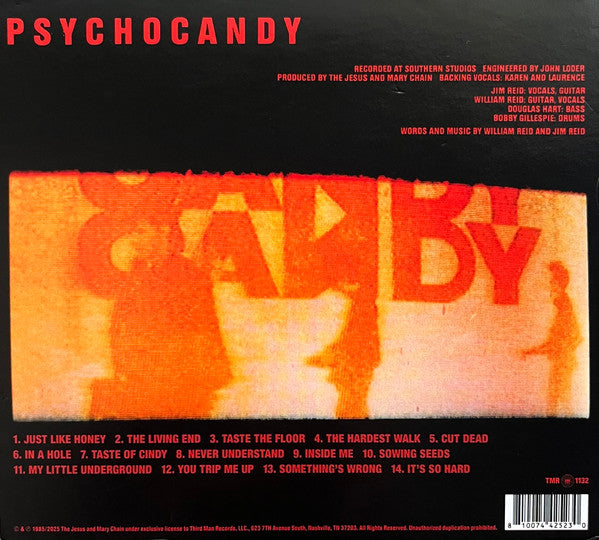The Jesus And Mary Chain : Psychocandy (CD, Album, RE, 40t)