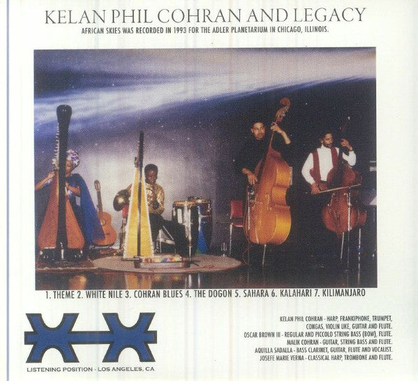 Phil Cohran And Legacy (25) : African Skies (CD, Album, RE, RM)
