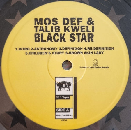 Black Star : Mos Def & Talib Kweli Are Black Star (LP, Album, Ltd, Pic, RE, RP, Two)