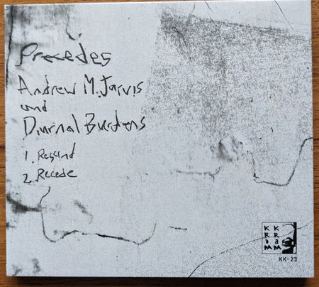 Andy Jarvis And Diurnal Burdens : Precedes (CD, Album, Ltd)