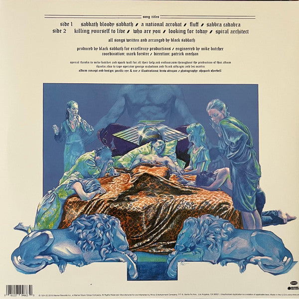 Black Sabbath : Sabbath Bloody Sabbath (LP, Album, RE, RM, 180)