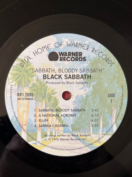 Black Sabbath : Sabbath Bloody Sabbath (LP, Album, RE, RM, 180)