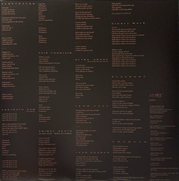 YHWH Nailgun : 45 Pounds (LP, Album, Yel)