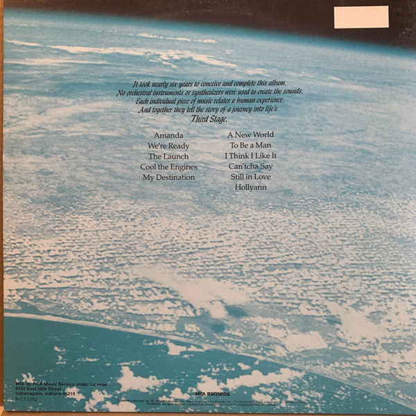 Boston : Third Stage (LP, Album, Club, RCA)