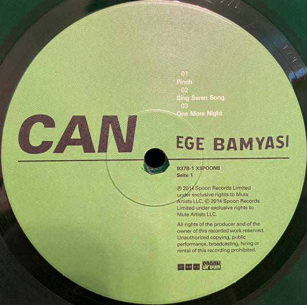 Can : Ege Bamyasi (LP, Album, Ltd, RE, RM, RP, Gre)
