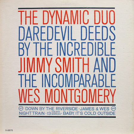Jimmy Smith & Wes Montgomery : Jimmy & Wes - The Dynamic Duo (LP, Album, Mono)