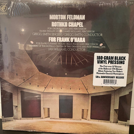Morton Feldman : Rothko Chapel / For Frank O'Hara (LP, RE)
