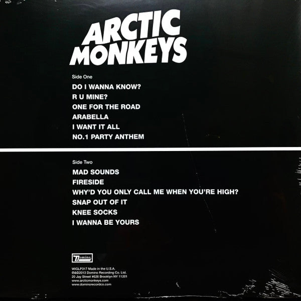 Arctic Monkeys : AM (LP, Album, RE, Gat)