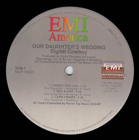 Our Daughters Wedding* : Digital Cowboy (12", MiniAlbum, Jac)