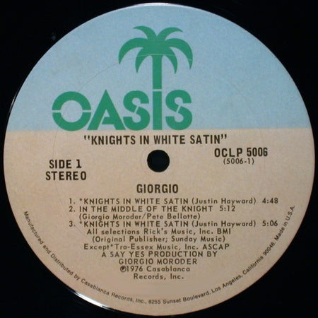 Giorgio* : Knights In White Satin (LP, Album)