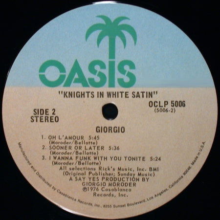 Giorgio* : Knights In White Satin (LP, Album)