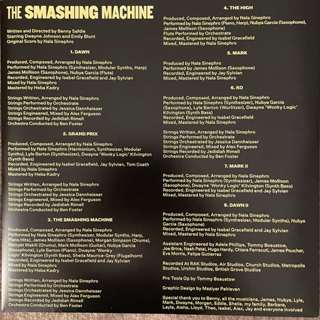 Nala Sinephro : The Smashing Machine Original Motion Picture Soundtrack  (LP, Album)