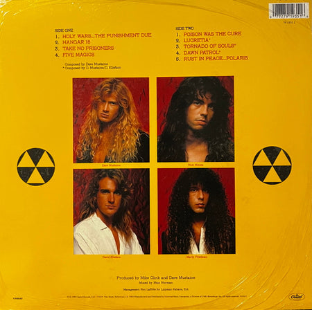 Megadeth : Rust In Peace (LP, Album, RE, 180)