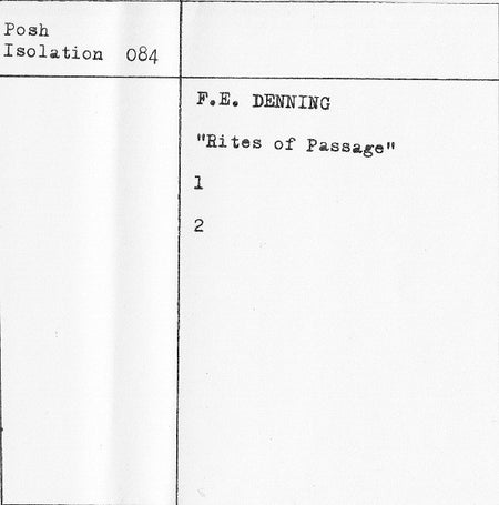 F. E. Denning : Rites Of Passage (2xCass, Ltd, C22)