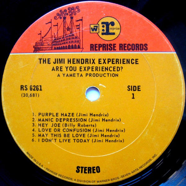 The Jimi Hendrix Experience : Are You Experienced (LP, Album, RE, RP, Ter)
