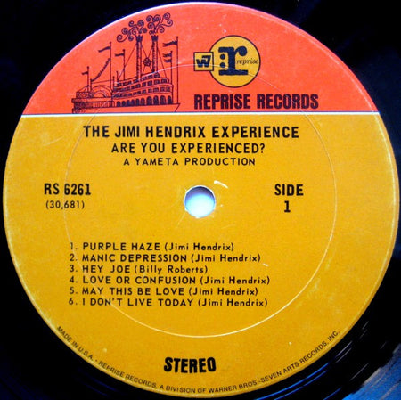 The Jimi Hendrix Experience : Are You Experienced (LP, Album, RE, RP, Ter)