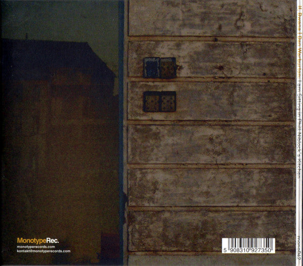 If, Bwana | Dan Warburton : I Am Sitting In Phill Niblock's Kitchen (CD, Album)