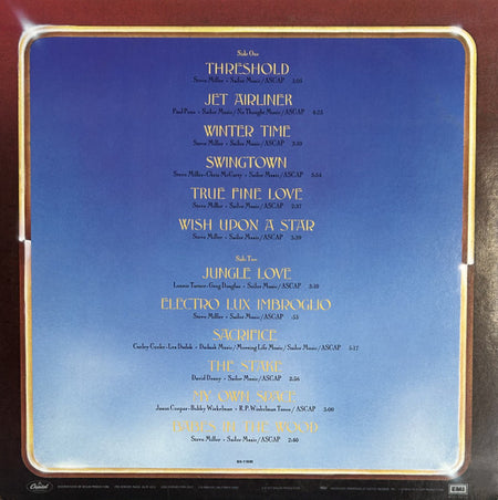 The Steve Miller Band* : Book Of Dreams (LP, Album, Win)