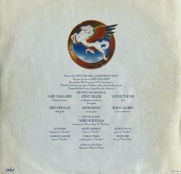 The Steve Miller Band* : Book Of Dreams (LP, Album, Win)