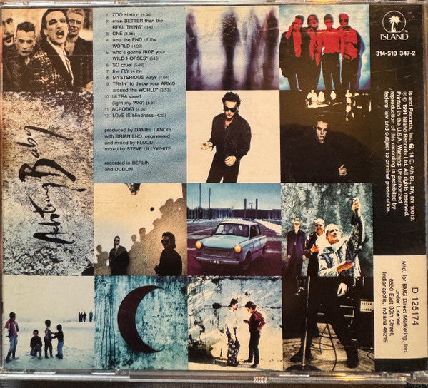 U2 : Achtung Baby (CD, Album, Club)