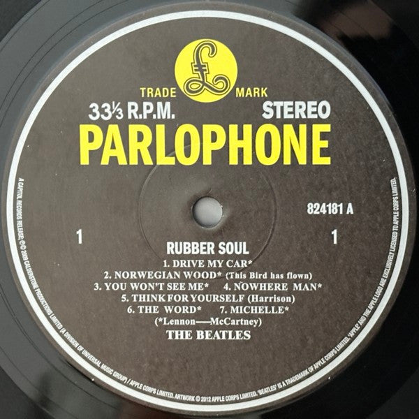 The Beatles : Rubber Soul (LP, Album, RE, RM, 180)