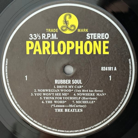 The Beatles : Rubber Soul (LP, Album, RE, RM, 180)