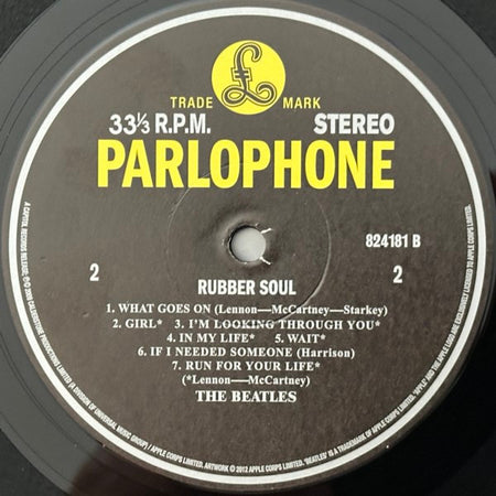 The Beatles : Rubber Soul (LP, Album, RE, RM, 180)
