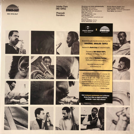 Pharoah Sanders : Izipho Zam (My Gifts) (LP, Album, RE, RM, Gat)