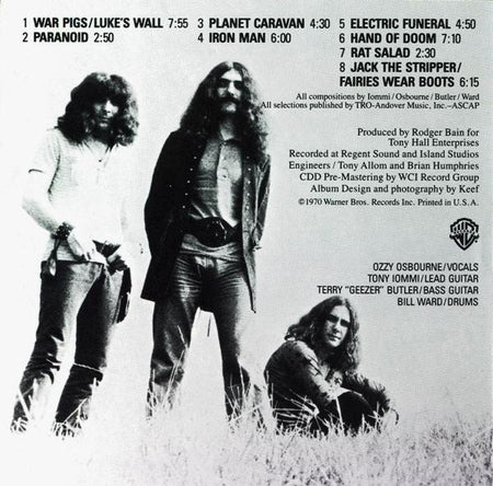 Black Sabbath : Paranoid (CD, Album, RE, Cin)