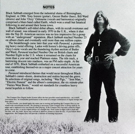 Black Sabbath : Paranoid (CD, Album, RE, Cin)