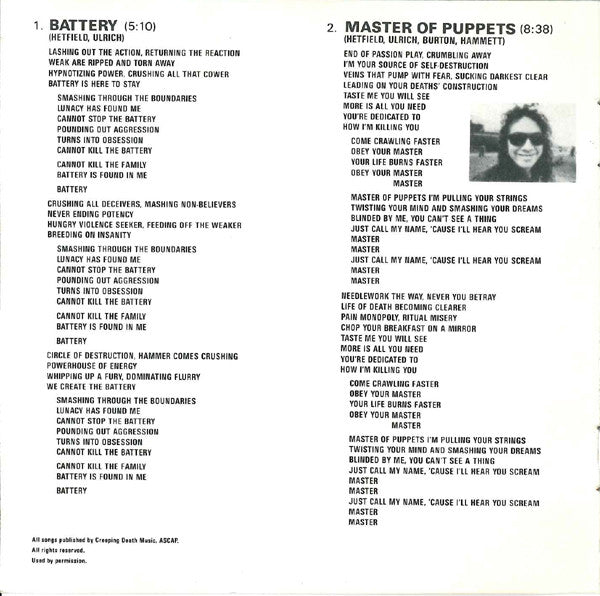 Metallica : Master Of Puppets (CD, Album, RE, SRC)