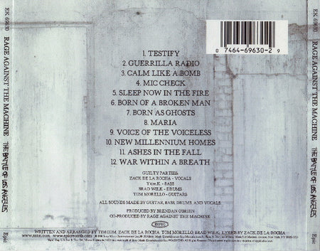 Rage Against The Machine : The Battle Of Los Angeles (CD, Album)