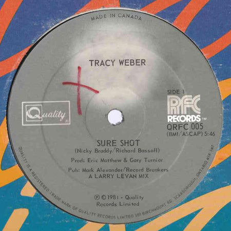 Tracy Weber : Sure Shot (12")